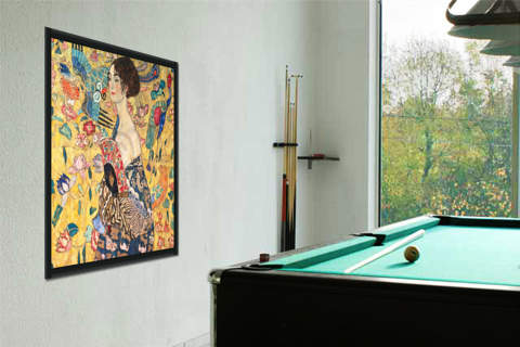 Dame mit Fächer                  von Gustav Klimt