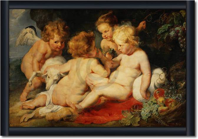 Das Christkind mit dem Johannesk von Peter Paul Rubens