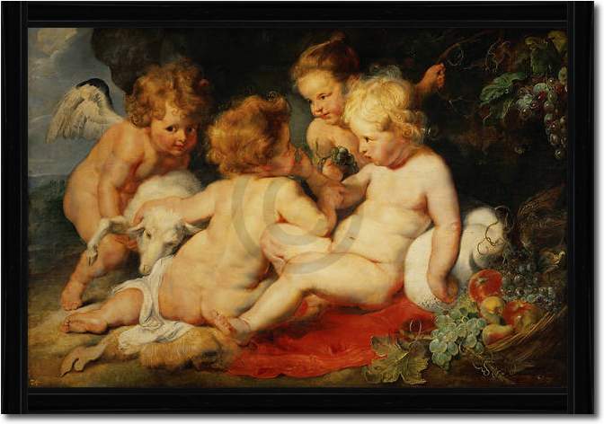 Das Christkind mit dem Johannesk von Peter Paul Rubens