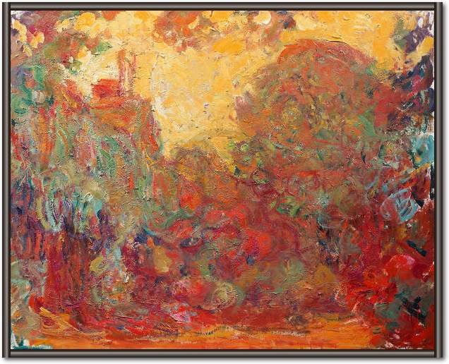 Das Haus in Giverny              von Claude Monet