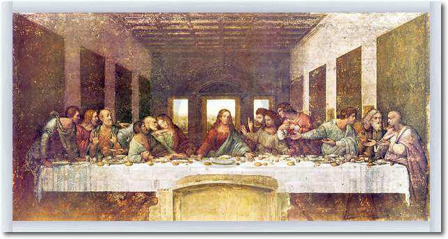Das letzte Abendmahl             von Leonardo Da Vinci
