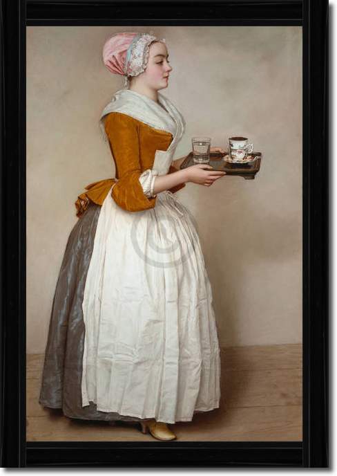 Das Schokoladenmädchen           von Jean Etienne Liotard