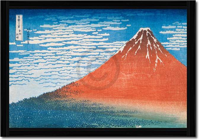 Der Fujiyama                     von K. Hokusai