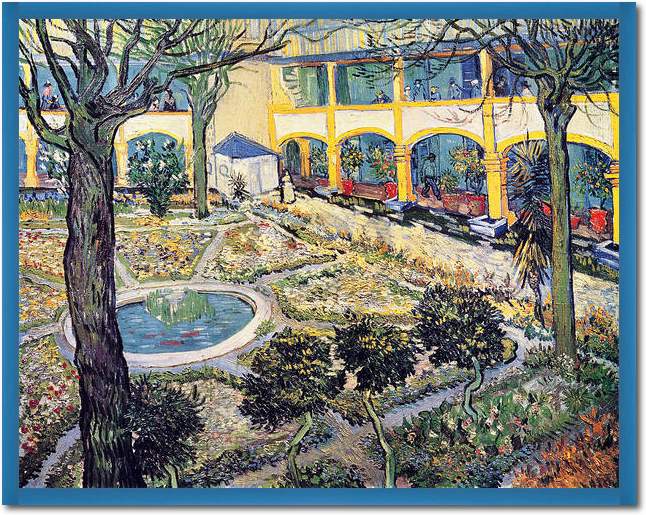Der Garten des Maison de Santè   von Vincent Van Gogh