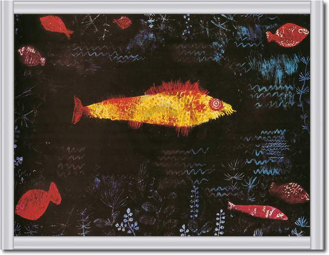 Der goldene Fisch                von Paul Klee