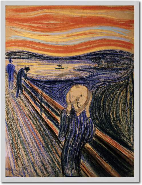 Der Schrei                       von Edvard Munch