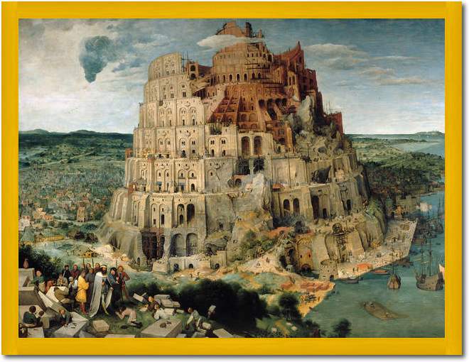 Der Turmbau von Babel            von Pieter d. Ä. Brueghel