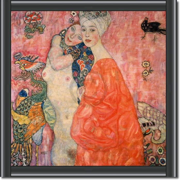 Die Freundinnen                  von Gustav Klimt