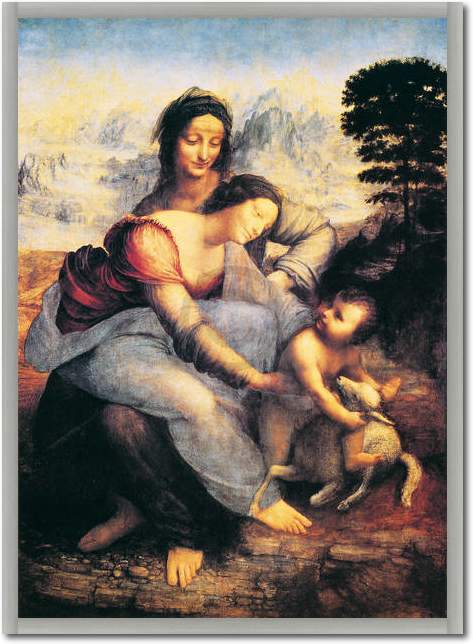 Die heilige Anna                 von Leonardo Da Vinci