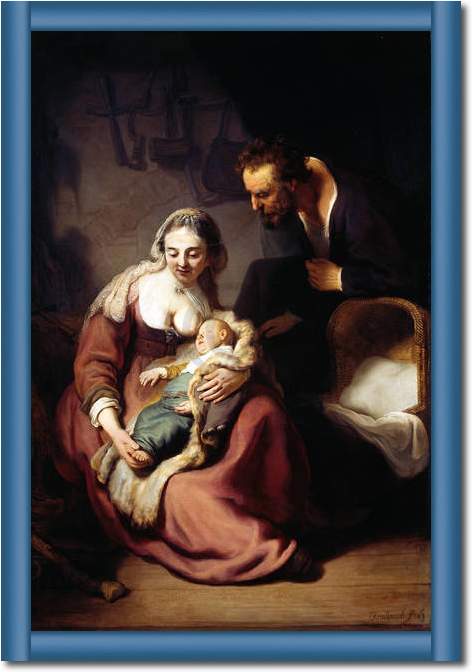 Die heilige Familie              von Van Rijn Rembrandt