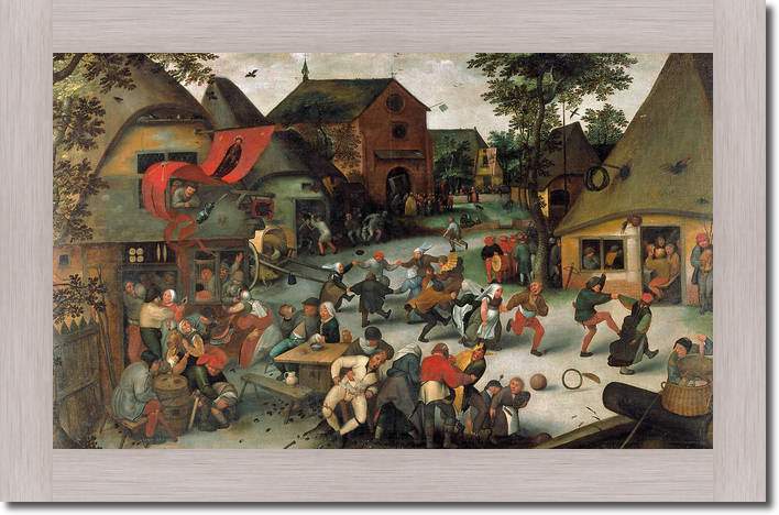 Die Kirmis von San Giorgio       von Pieter d. Ä. Brueghel