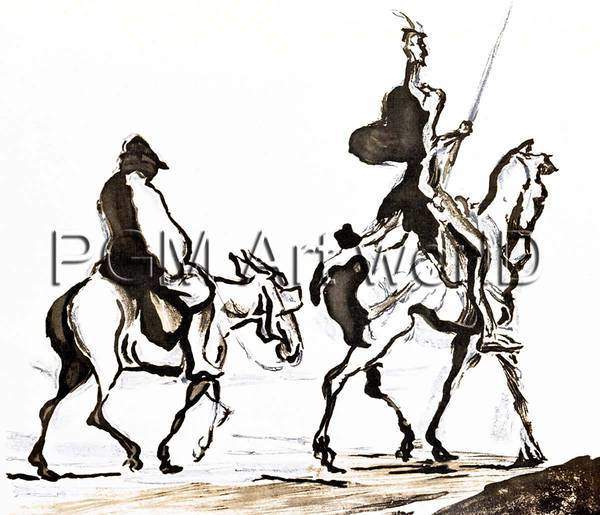 Don Quixote                      von Honoré Daumier