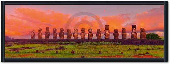 Easter Island Moais              von John Xiong
