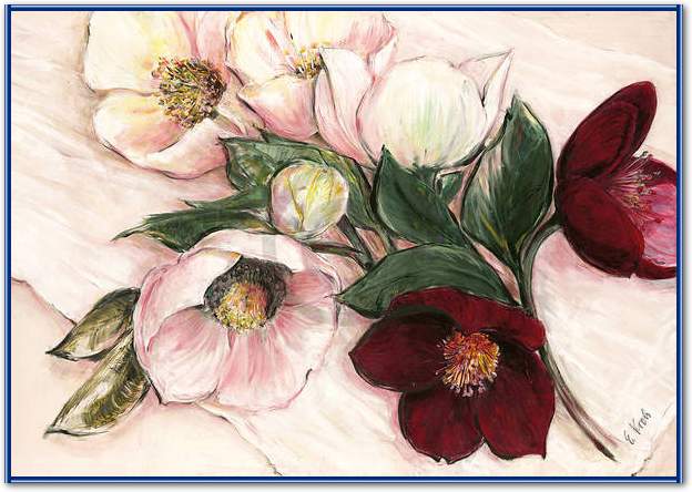 Elegant Anemones                 von Elisabeth Krobs
