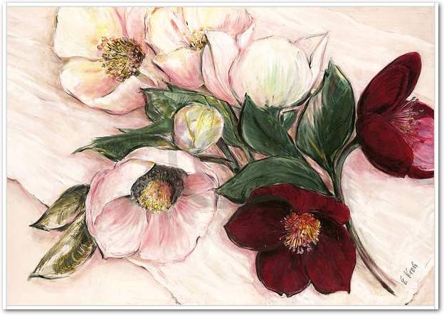 Elegant Anemones                 von Elisabeth Krobs