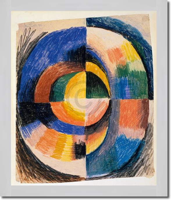Farbenkreis II                   von August Macke