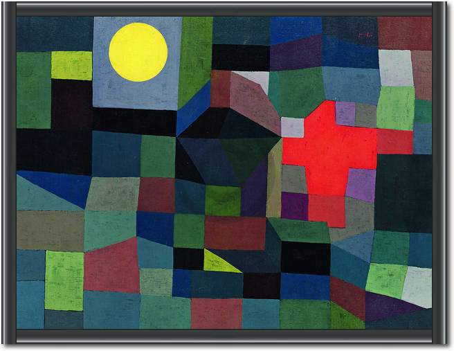 Feuer bei Vollmond               von Paul Klee