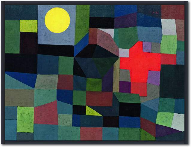 Feuer bei Vollmond               von Paul Klee