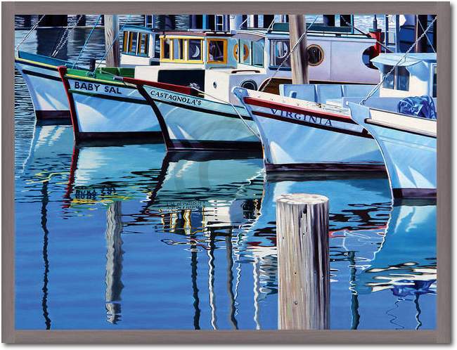 Fisherman`s Wharf Reflections    von Michael Schuh