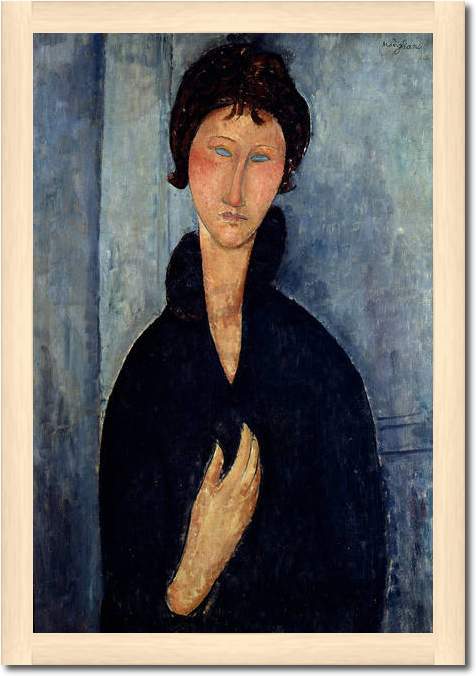 Frau mit blauen Augen            von Amadeo Modigliani
