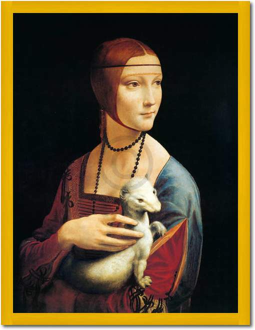 Frau mit Hermelin                von Leonardo Da Vinci