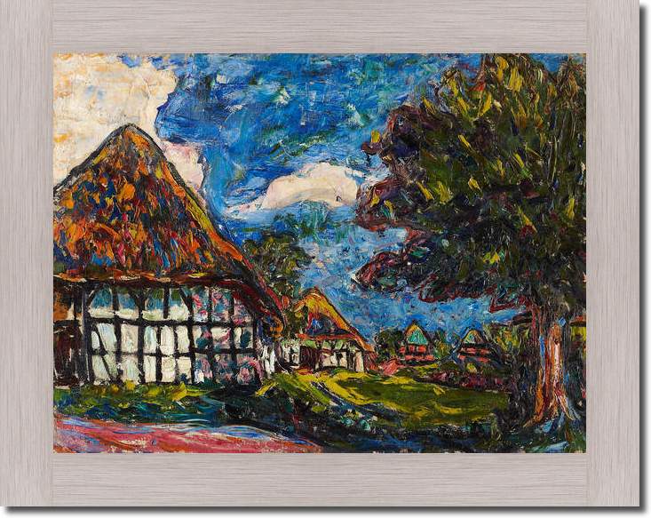 Häuser auf Fehmarn               von Ernst Ludwig Kirchner