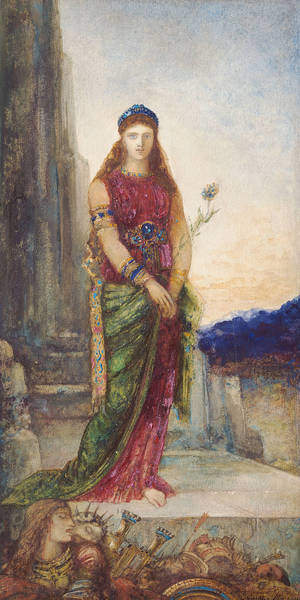 Helena vor den Mauern Trojas     von Gustave Moreau