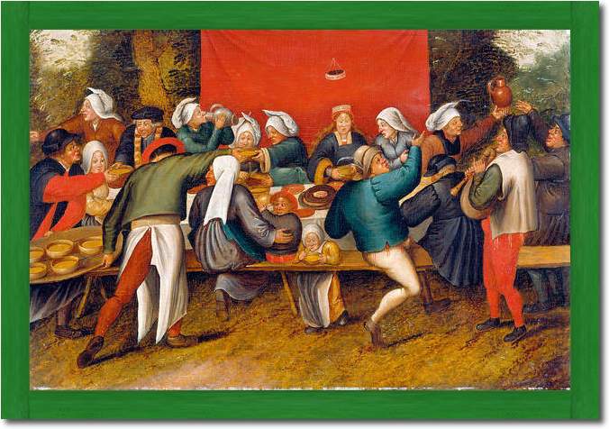 Hochzeitsmahl                    von Pieter d. J. Brueghel
