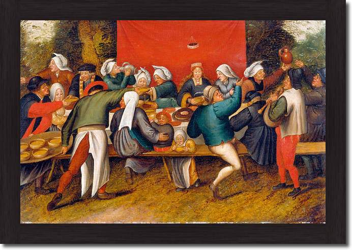 Hochzeitsmahl                    von Pieter d. J. Brueghel