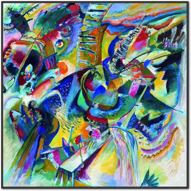 Improvisation Klamm              von Wassily Kandinsky