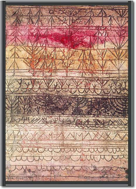 Jungwaldtafel                    von Paul Klee