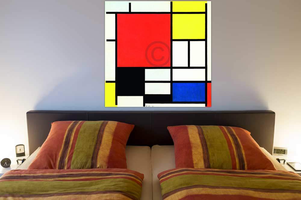 Komposition mit Rot, Gelb, Blau  von Piet Mondrian
