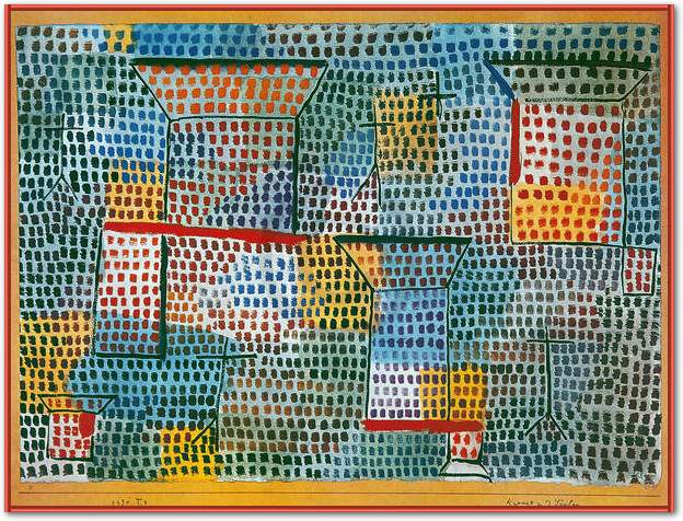 Kreuze und Säulen                von Paul Klee