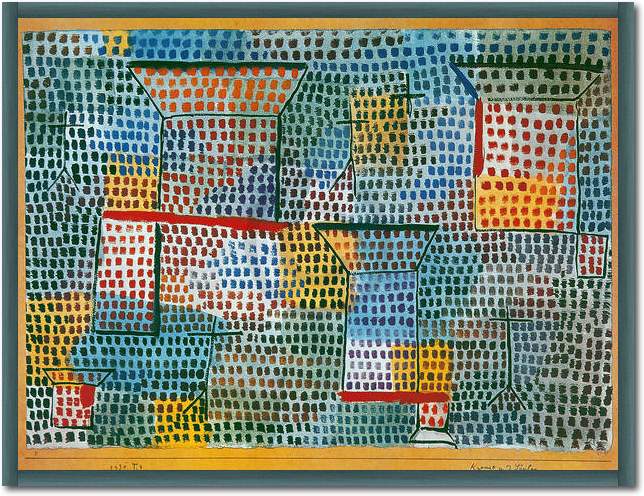 Kreuze und Säulen                von Paul Klee