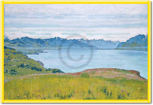 Landschaft am Genfer See         von Ferdinand Hodler