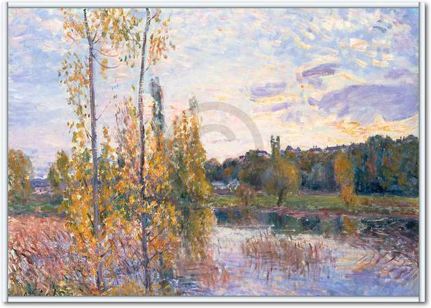 Landschaft bei Chevreuil         von Alfred Sisley