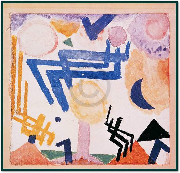 Landschaftliches Hieroglyph      von Paul Klee