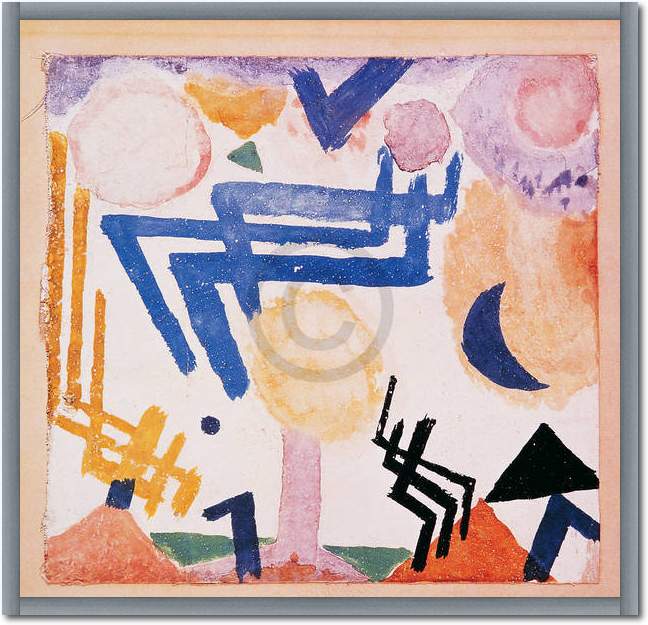 Landschaftliches Hieroglyph      von Paul Klee