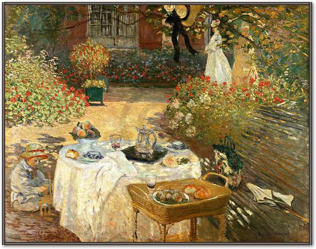 Le Déjeuner                      von Claude Monet