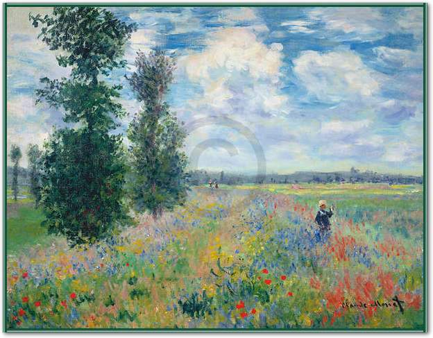 Les Coquelicots                  von Claude Monet