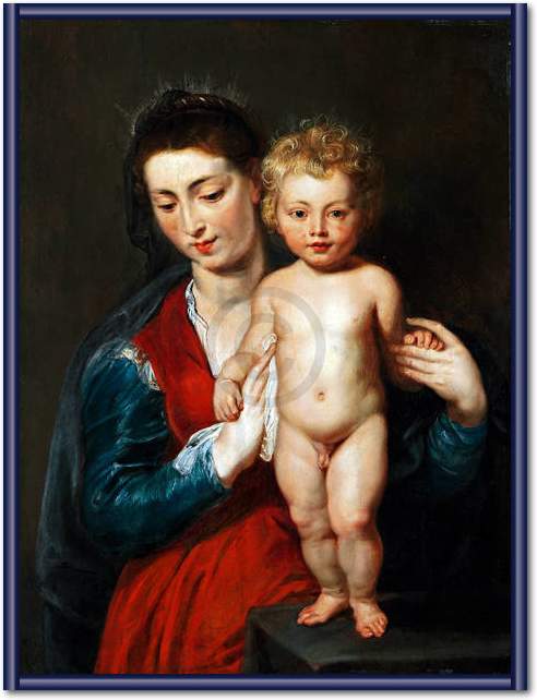 Madonna mit stehendem Kind       von Peter Paul Rubens