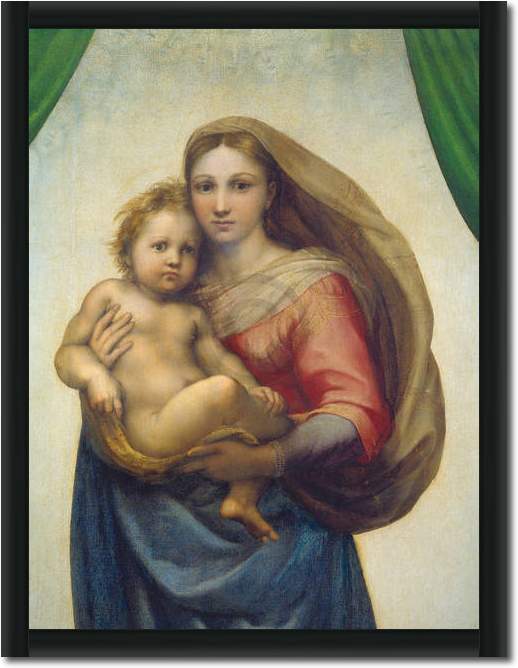 Maria mit dem Kind               von Raffael