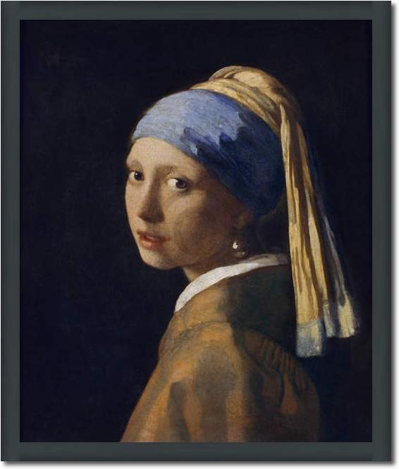 Mädchen mit dem Perlenohrgehänge von Johannes Vermeer
