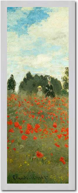 Mohnfeld bei Argenteuil (Detail) von Claude Monet