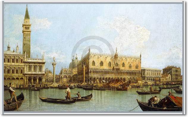 Molo, Venedig                    von Canaletto