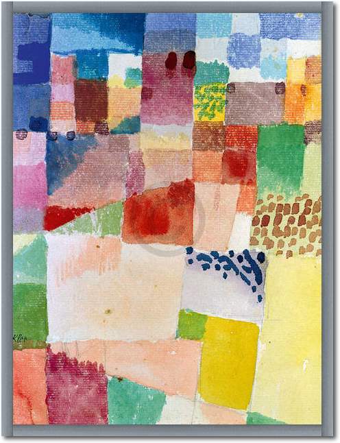 Motiv aus Hammamet               von Paul Klee