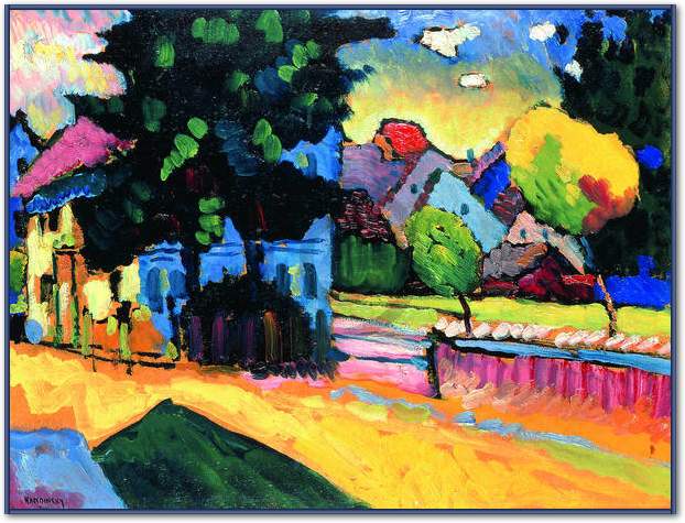 Murnau - Studie zu Landschaft    von Wassily Kandinsky