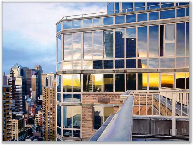 NYC Penthouse Reflections        von Michael Schuh