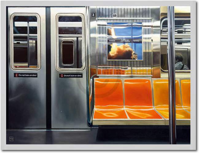 NYC Subway Reflections           von Michael Schuh