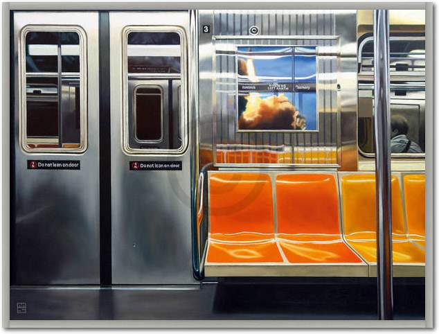 NYC Subway Reflections           von Michael Schuh